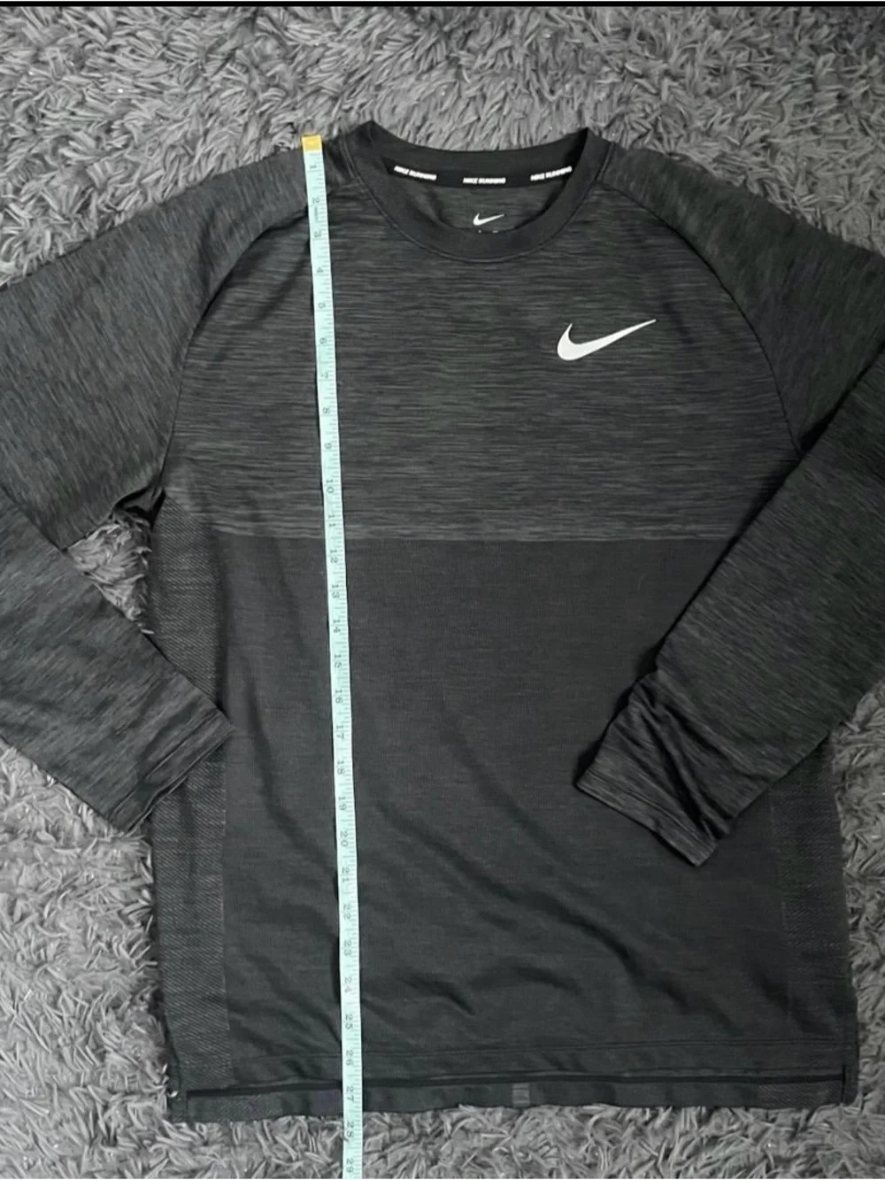 Men Size M Nike Dri-Fit Long Short Sleeve Running T-Shirt Perfomance Bundle Lot
